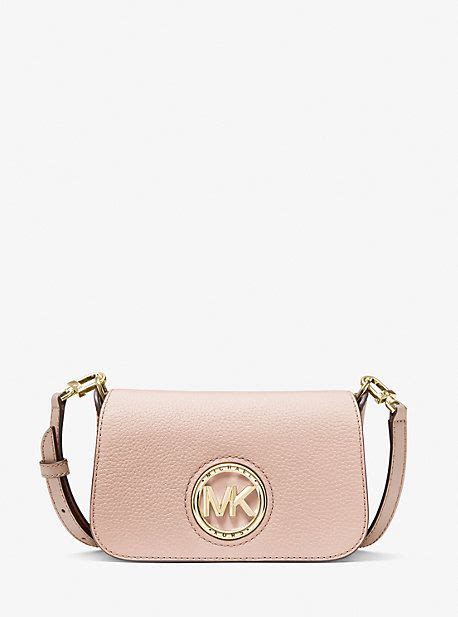 Samira Small Pebbled Leather Crossbody Bag 